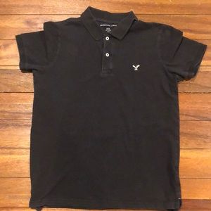 American Eagle Men’s Size Medium Black Polo